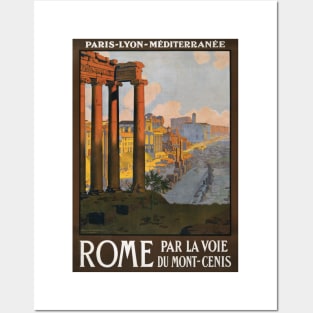 Vintage Travel Poster Italy Rome Posters and Art